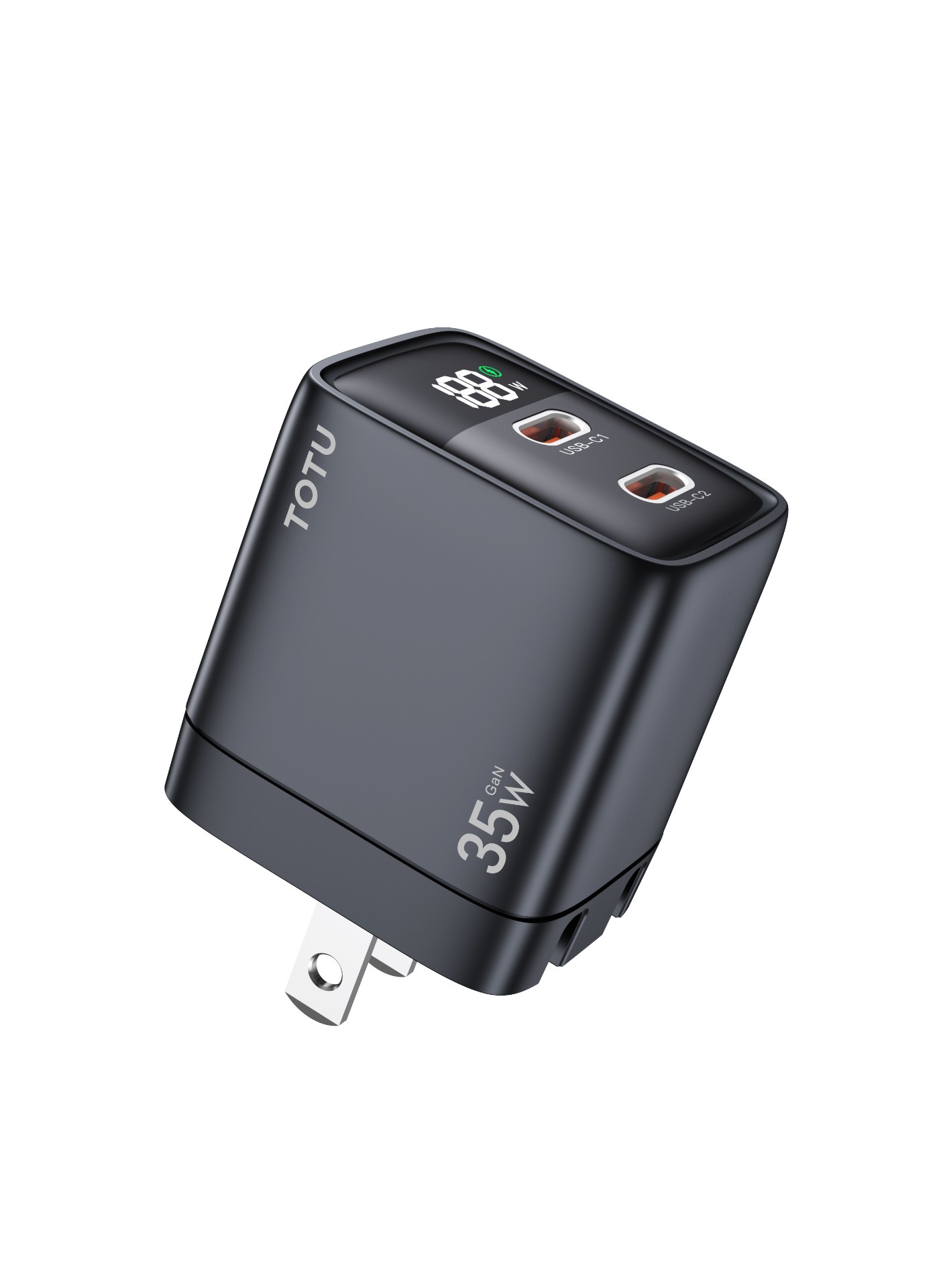 双USB-C35W智能快速充电器