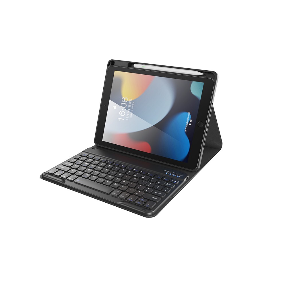 PC-1-iPad Magic Keyboard+Leather Case