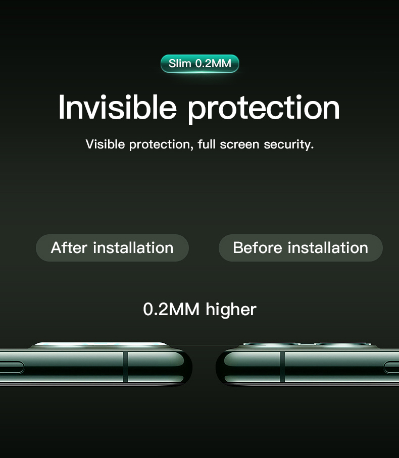 Bộ miếng dán kính cường lực & khung viền bảo vệ Camera cho iPhone 12 - 12 Mini - 12 Pro - iPhone 11 -  11 Pro - 11 Pro Max hiệu Totu